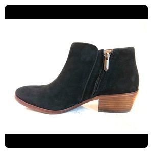 Sam Edelman Petty - Black Suede Ankle Boots